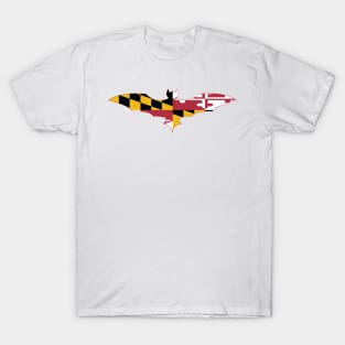 Maryland Bat Flag T-Shirt